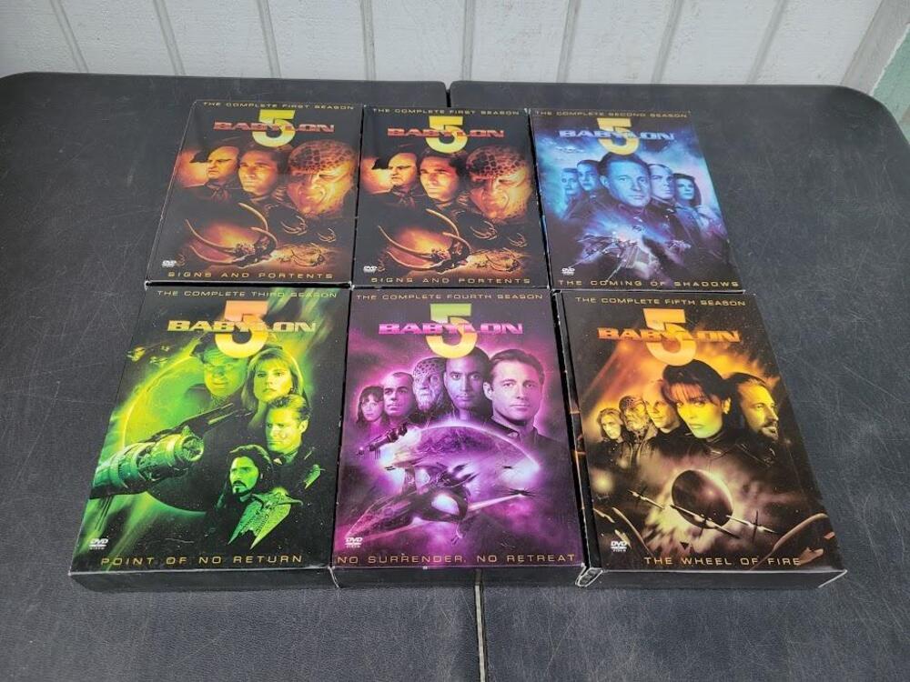 Babylon 5 Seasons 1-5 DVD Box Set Sci-Fi TV Series Warner Bros Outer Space NR